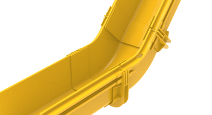 CF120 Fiber Tray - 45°Internal Riser