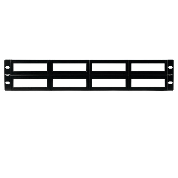 HellermannTyton RNGPP2URS | Rng Series Modular Panel, 2U, Black, 1/Ctn