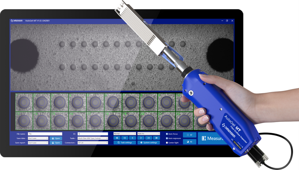 AutoGet MT Fiber Endface Inspector