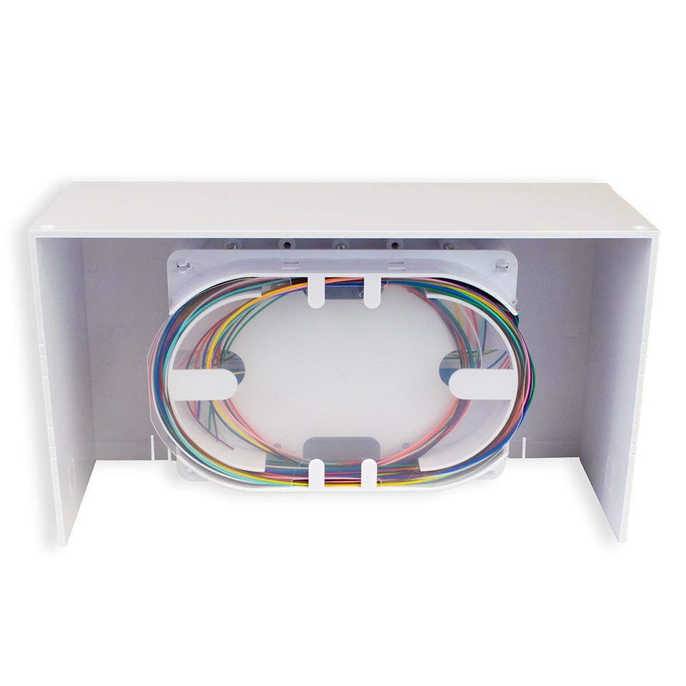 FTTD (Fiber to the Work Station), Inside Splice Tray and Pigtails, Image 4