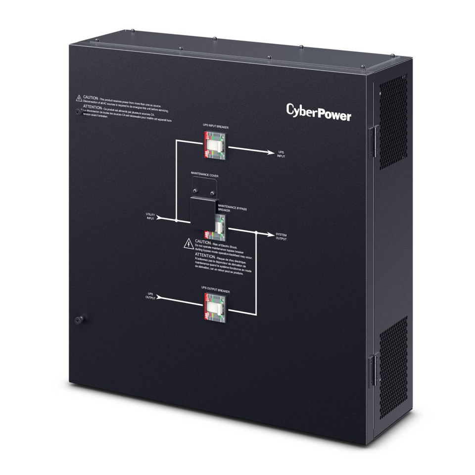 MBS175D5B - CyberPower Maintenance Bypass Switch 50KA 208V 3-Phase 175A for 3-Phase UPS,