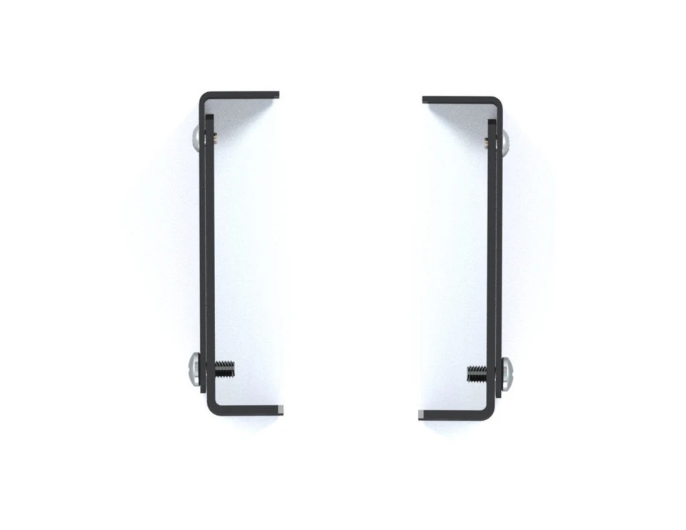 1924-3-001-04 - 4U Adjustable Standoff Bracket, top view