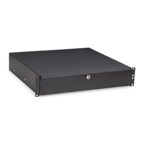 1922-3-100-02 - 2U Rack Mountable Drawer, angled view