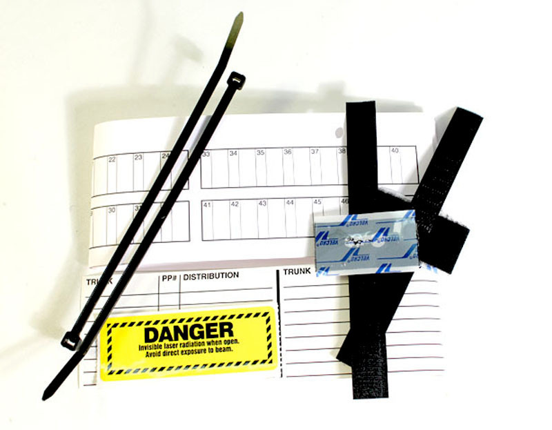 2RU, 4 Panel Fiber Distribution Unit, accessories