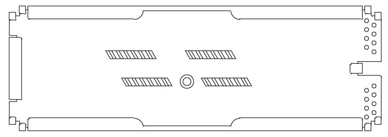 M67-048 - 12 Fiber Splice Tray for Heat Shrink Fusion Splices, 0.2-in