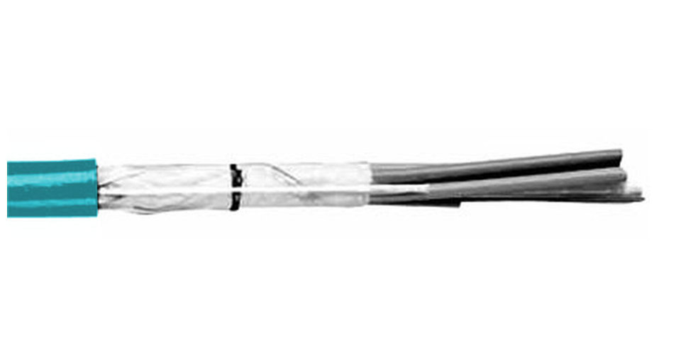 33-012-12S-RANOOP - 12-Fiber Tight Buffered Dist. 50/125 MM OM3 In/Outdoor Plenum Aqua Jacket OFNP