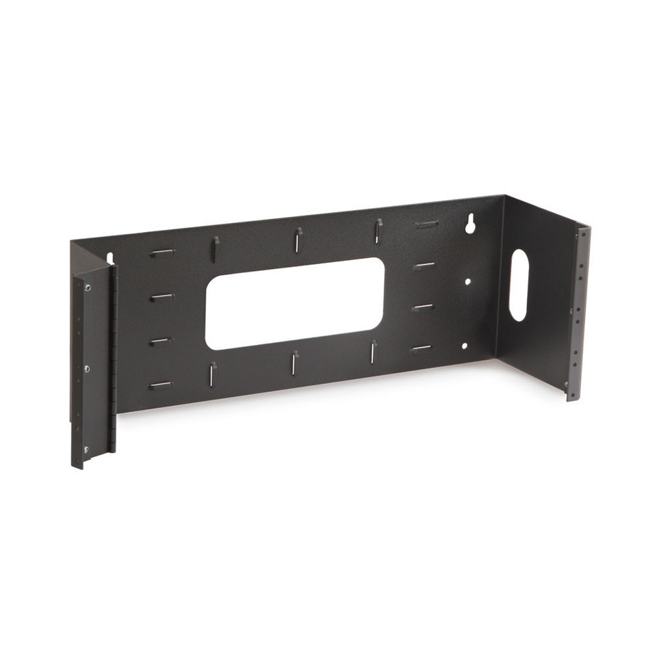 4U Hinged Patch Panel Bracket, view 1