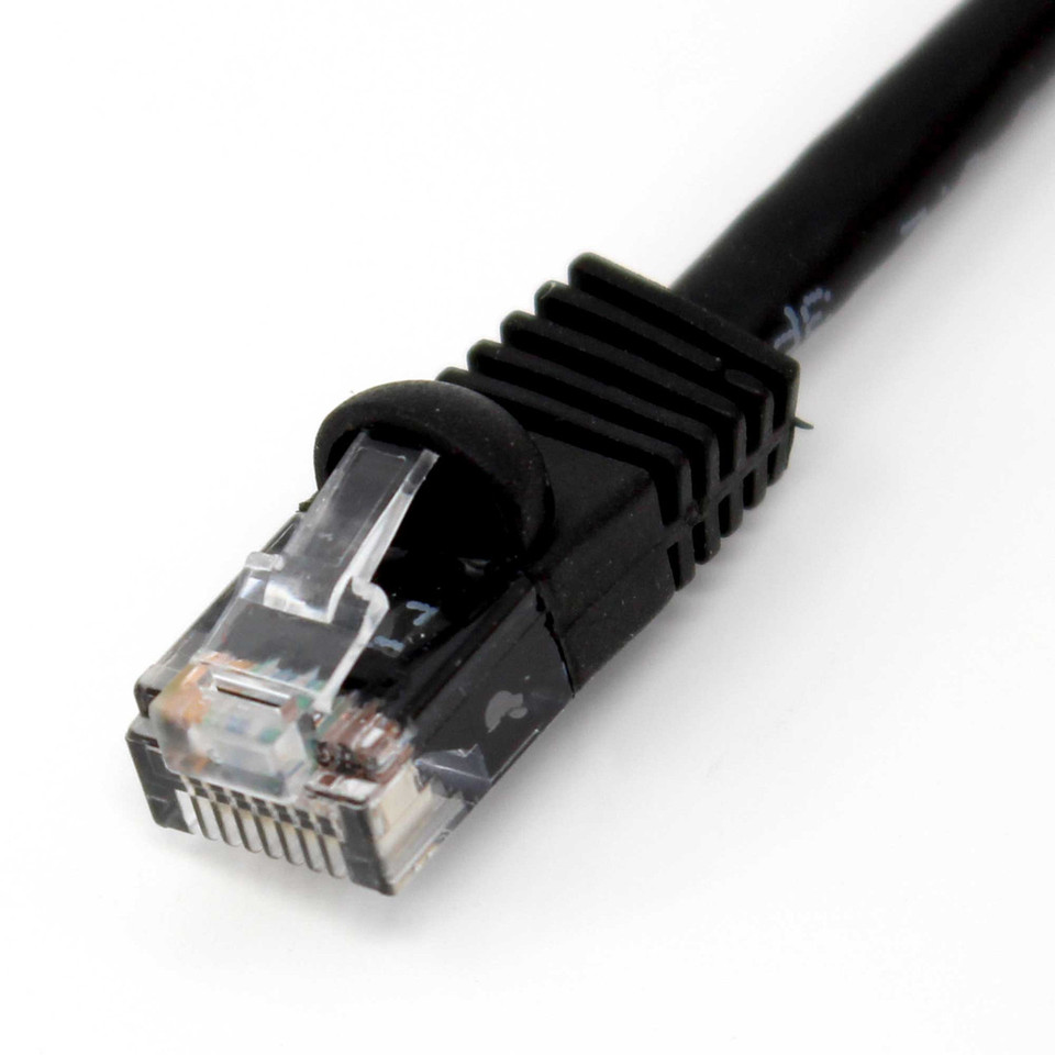 UL724M8006BK-1F - Cat6 Snagless Ethernet Cable - Black, image 2