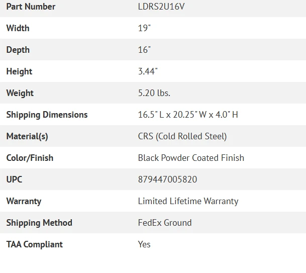 Specifications