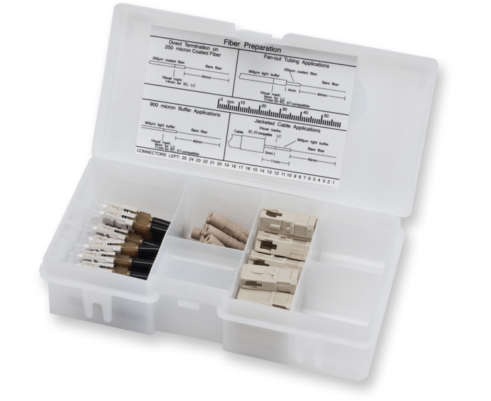 Corning UniCam SC Male, OM1, Ceramic Ferrule, 25pc
