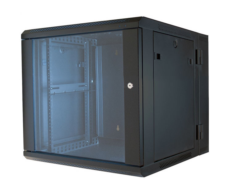 ERWEN-9E - ERWEN-9E - 9RU, 19" Hinged Wall Equipment Rack Enclosure