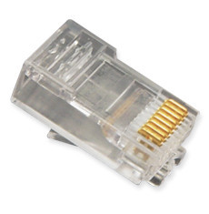 ICMP8P8SRD - RJ45 (8P8C) Oval Entry, Solid Plugs 100PK