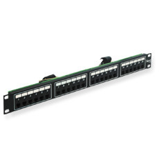 ICMPP024T4 - ICC, Telco Patch Panel, 24-Port, RJ11 6P4C to Telco Male, 1 RMS