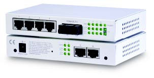 KS-117FMV-SL2 - Web base managed 7-port switch with 6 x 10/100 & 1 x 100FX. Singlemode, SC, 20KM