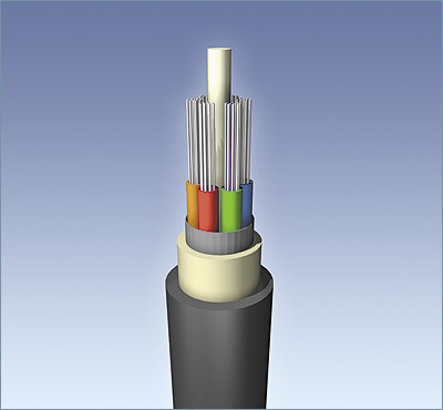 LE0729C6101N1 - 72-Strand AFL Single Jacket OSP, Dry Core Strand AFL Singlemode Fiber 9/125 G.652D