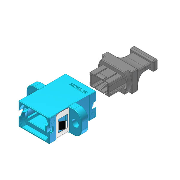 ADAPTER, MTP®, SC FOOTPRINT, REDUCED FLANGED