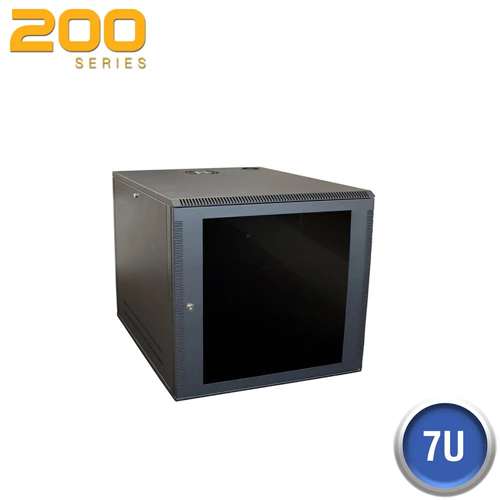 200 SERIES, WALL MOUNT ENCLOSURE W/ REMOVABLE PANELS – 7 RMS, (21″W X 20″D)