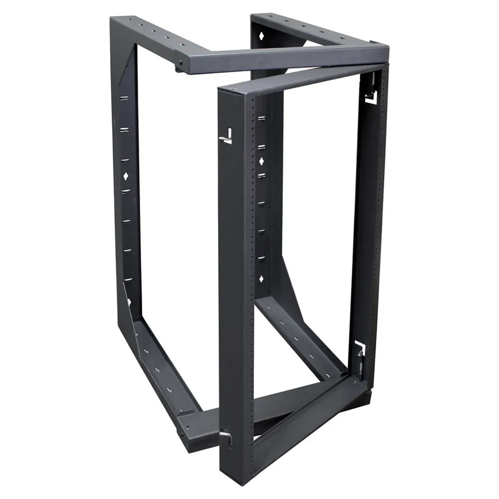 Swing-Out, Open Frame Wall Rack, Tapped, 25 RMS