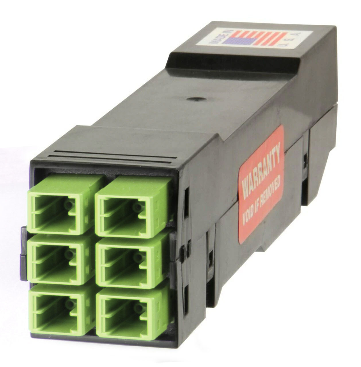 HDC-5MDME02SE2M12 - High Density Cassette, 50/125 OM5, MDC/UPC (12) Port, Aqua Duplex, Front - (2) Port MTP Elite 12 Fiber Rear, Male Aqua, Straight (Type A) Pinout - Image 4