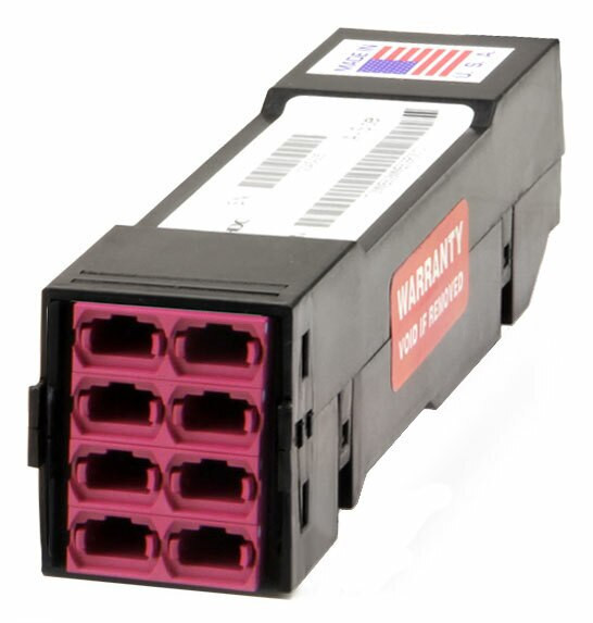 HDC-4MME812SE4M24 - HD8² Cassette, OM4, 8 Port MTP Elite 12F (Male) Front - 4 Port MTP Elite 24F (Male) Rear, Violet, Straight (Type A) Pinout - Image 13