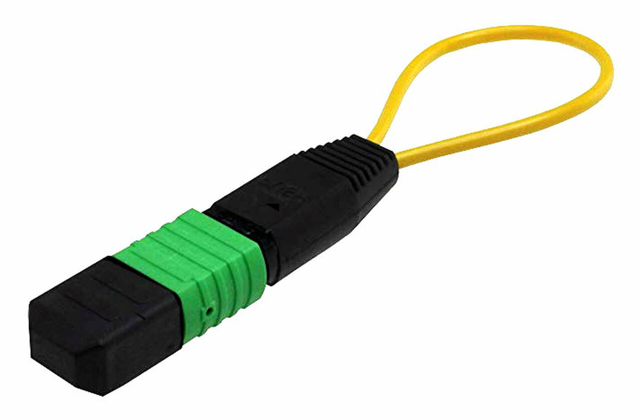 MTP Loopback, MTP 12/APC 12 Fiber Singlemode 9/125 OS2 | Shop