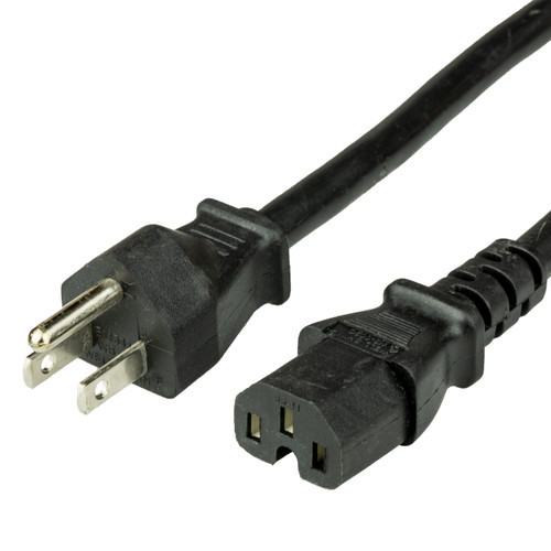 ちゃー　No.15 No.T4 Power Cord 5-15P, C15 Hi Temp 14/3, 15Amp, 125V, Blk, CablesPlusUSA