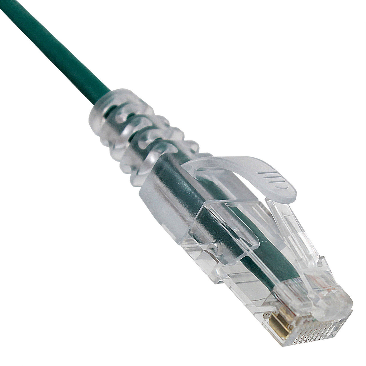 Cat6A Slim Jacket Unshielded (UTP) Ethernet Cable - Green Jacket