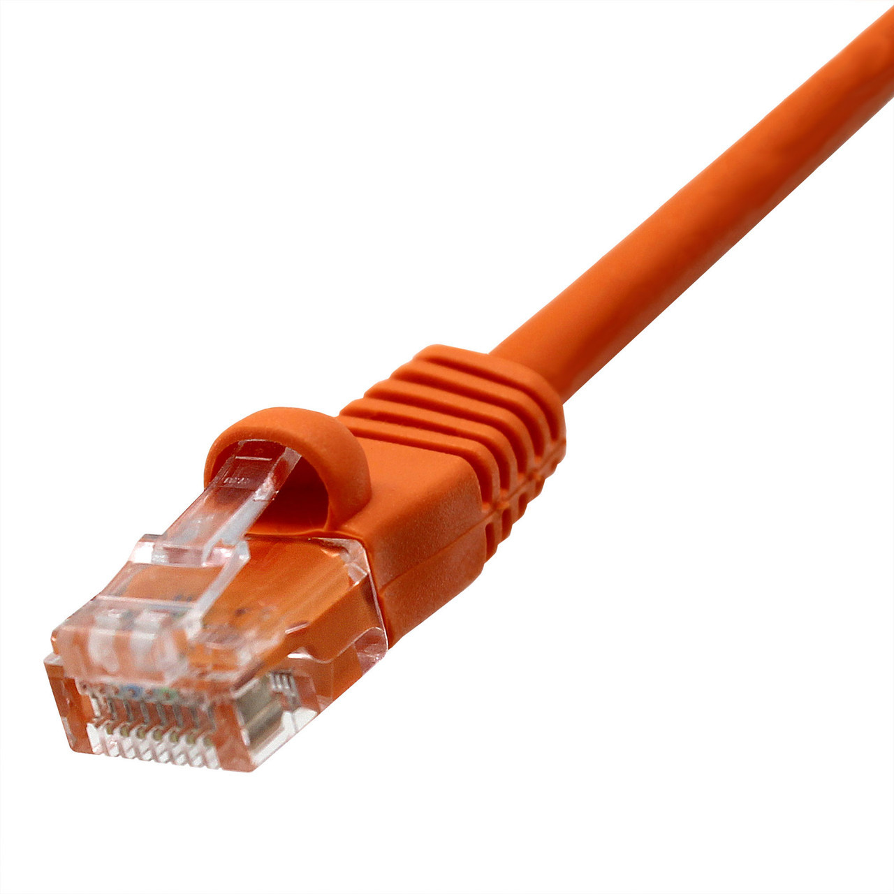 Cat5e Snagless Unshielded (UTP) Ethernet Cable - Orange Jacket
