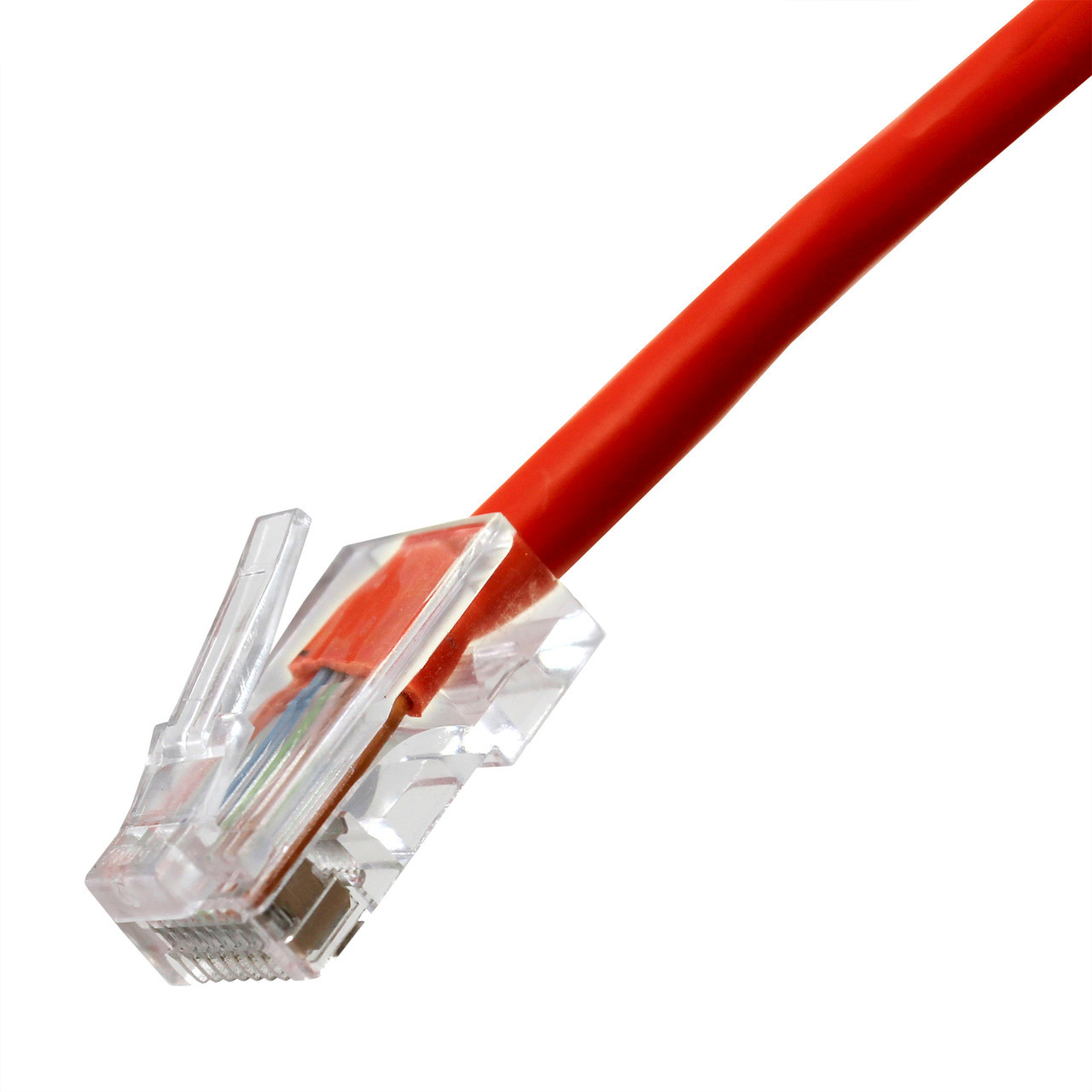 Cat5e Non-Booted Ethernet Cable - Red Jacket