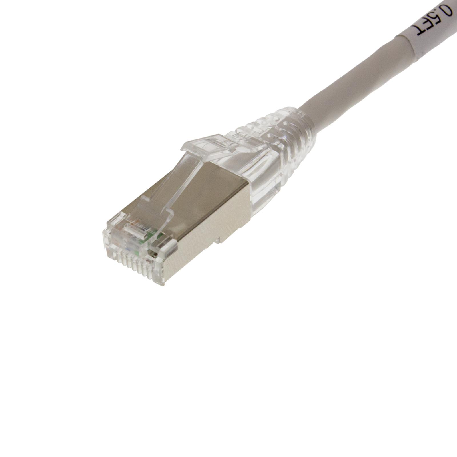 Cat6A Slim Jacket Shielded (STP) Ethernet Cable - White Jacket