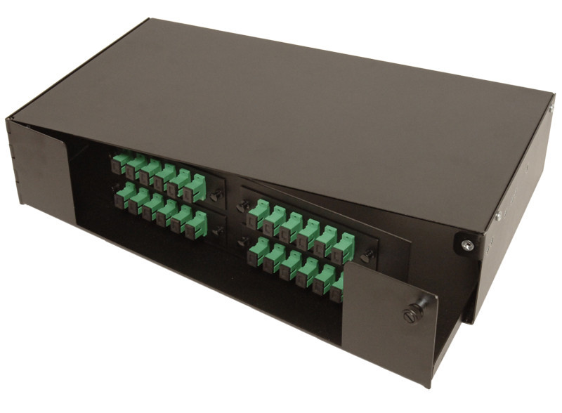 10-4327 - FRM-2RU-2X-SO - 2RU, 4 Panel Fiber Distribution Unit