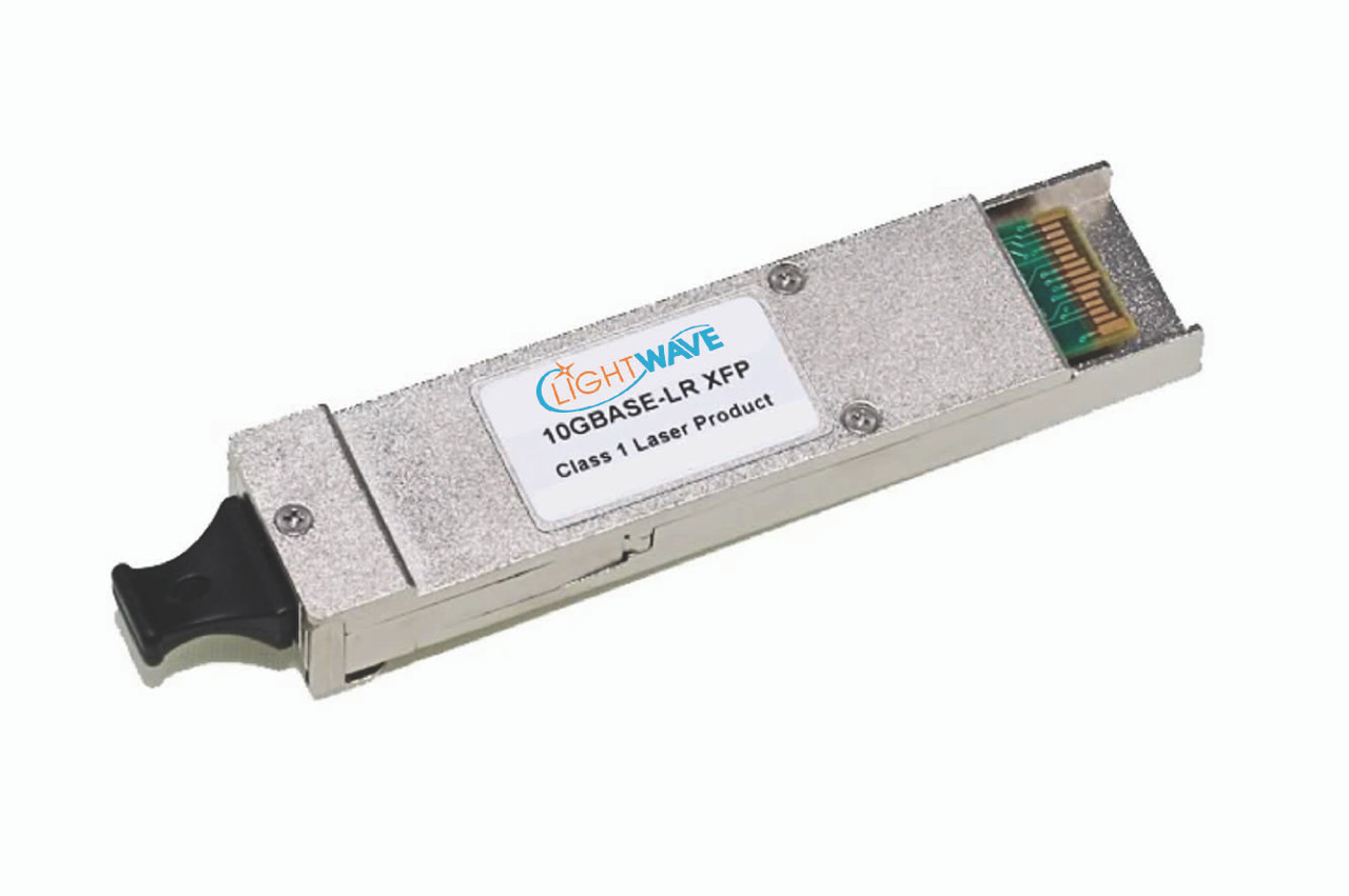 Cisco Compatible, 10GBASE-LR XFP Transceiver, 10.3 Gb/s, 10km, Single Mode, 1310, Duplex LC, 3.3V/5V