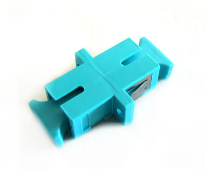 AF-S1Z3PQQQS1 - SC/PC Simplex Fiber Coupler, Singlemode/Multimode, Panel Mount, Aqua