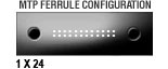 MTP Ferrule Configuration 1X24