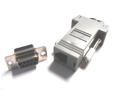 Modular Adapter, RJ12-DB9 Female | Shop | Cables Plus USA
