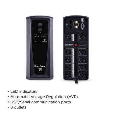 CyberPower 1500AVRT AVR Series UPS System | Shop | Cables Plus USA