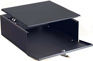 Key locked hinged front door DVR Lockbox w/ Fan | Shop
