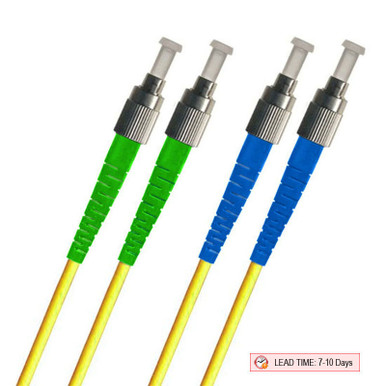 TAA Compliant Fiber Patch Cable, FC/UPC - FC/APC SM 9/125 OS2