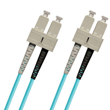 TAA Compliant Fiber Patch Cable, SC-SC MM 50/125 OM4 | CablesPlusUSA