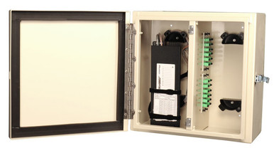 NEMA 4 Rated, 4 Panel Fiber Distribution Unit | Cables Plus USA