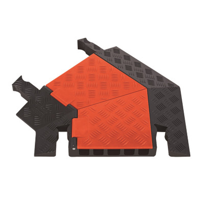 45° Left Turn for Guard Dog HD 5-Chan Cable Protectors | Shop