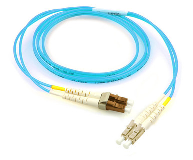 Patch Cable, Senko Keyed LC - Standard LC, Plenum, 50/125, MM, OM3