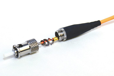 Nickel Plated Brass MIL Spec ST Connector, 50 & 62.5/125m MM, Locking