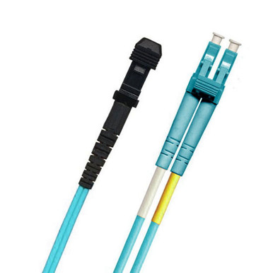 TAA Compliant Fiber Patch Cable LC-MTRJ MM 50/125 OM4 | CablesPlusUSA.