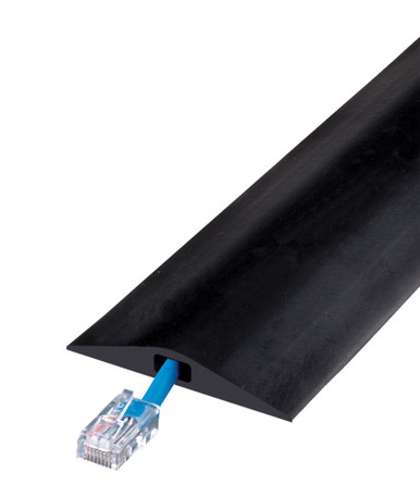 Rubber Duct Cable Protector, 3" W x 7/16" H | Made in the USA
