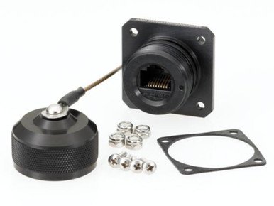 RJ-45 Flange Mount, Dust Cap, Non-Shielded | Shop | Cables Plus USA