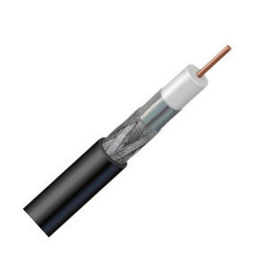 RG59+ CMR-Rated CCTV Cable, 1GHz, 95% Copper Braid, 500' Roll