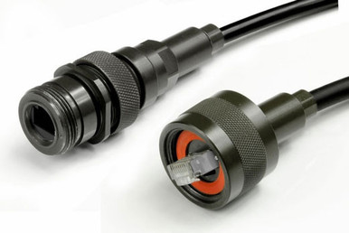 Ruggedized RJ-45 Cable, Non-Shielded Plug to Receptacle
