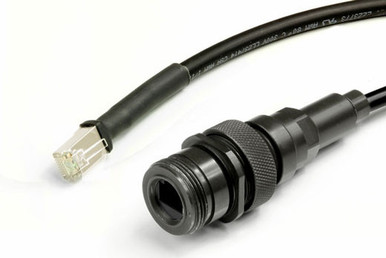 Ruggedized RJ-45 Cable, Shielded, Non-Shielded Receptacle to Connector