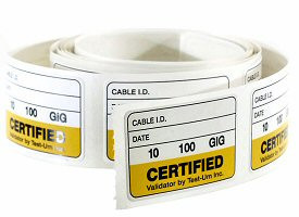 NT95 - Validator Cable Labels, Roll of 100